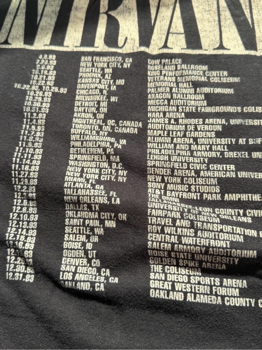 Nirvana In Utero tee